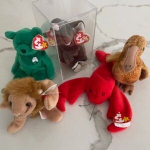 5 Beanie Babies